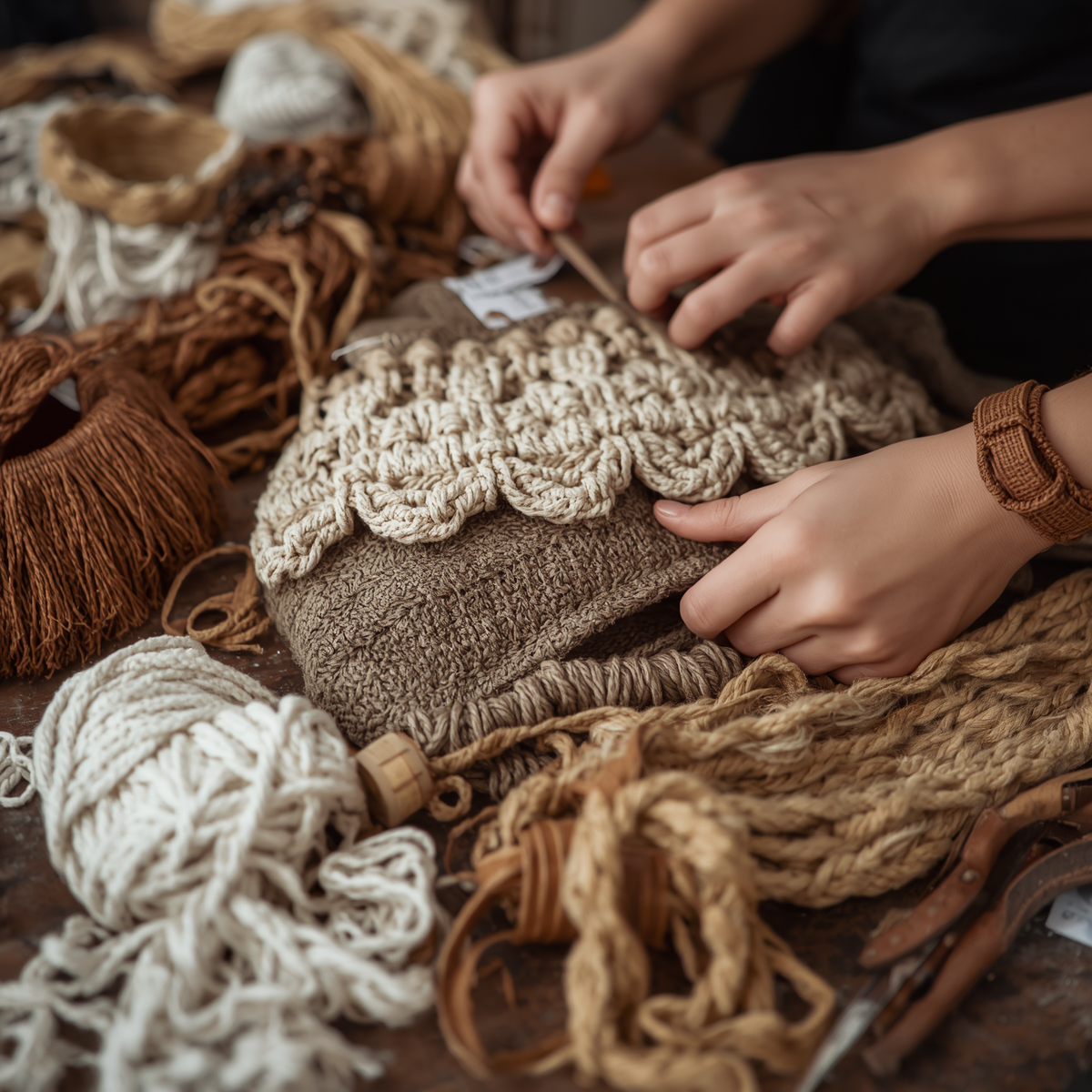 Artisan crafting bag — Finesse Bags Export sampling