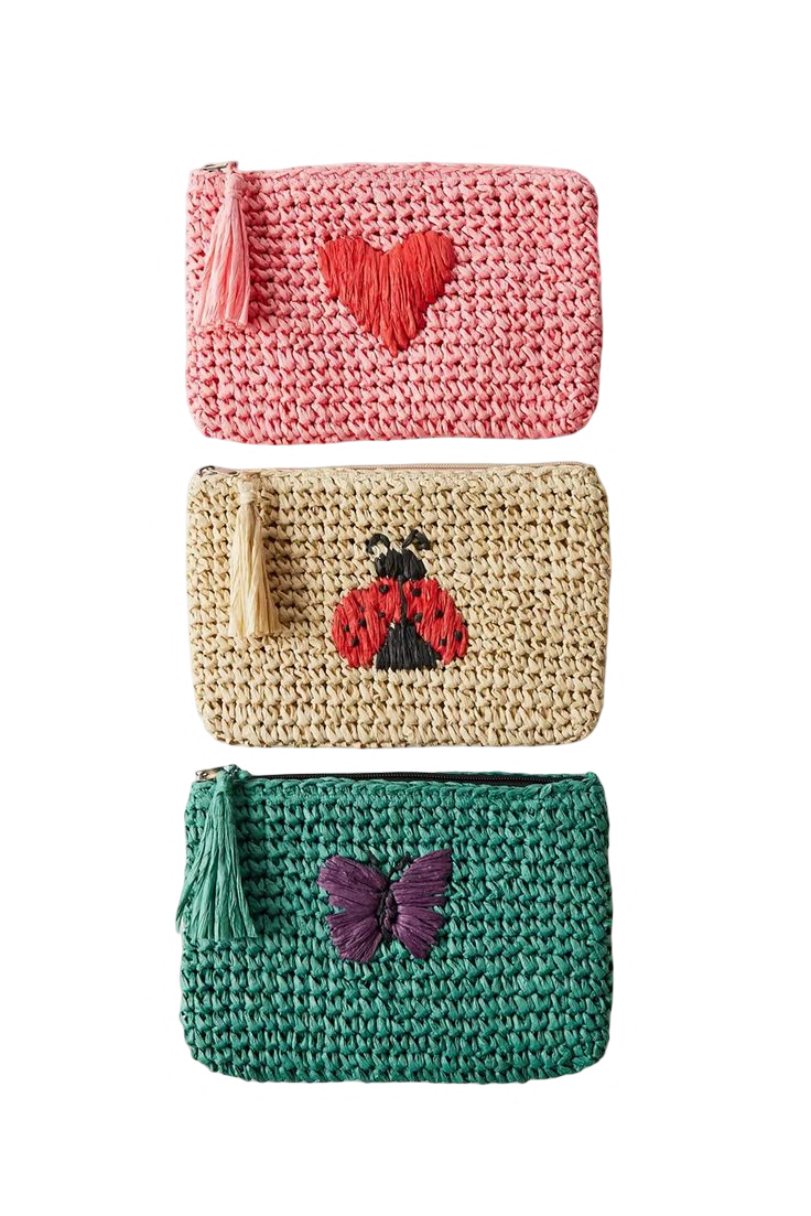 Embellished raffia clutches — wholesale India
