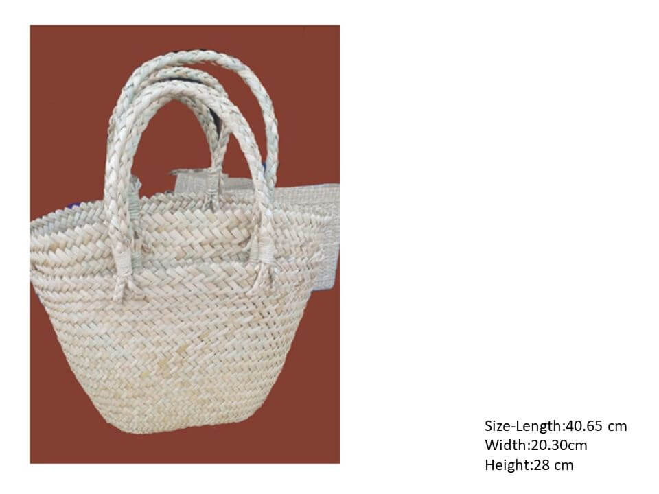 Open Weave Basket Tote