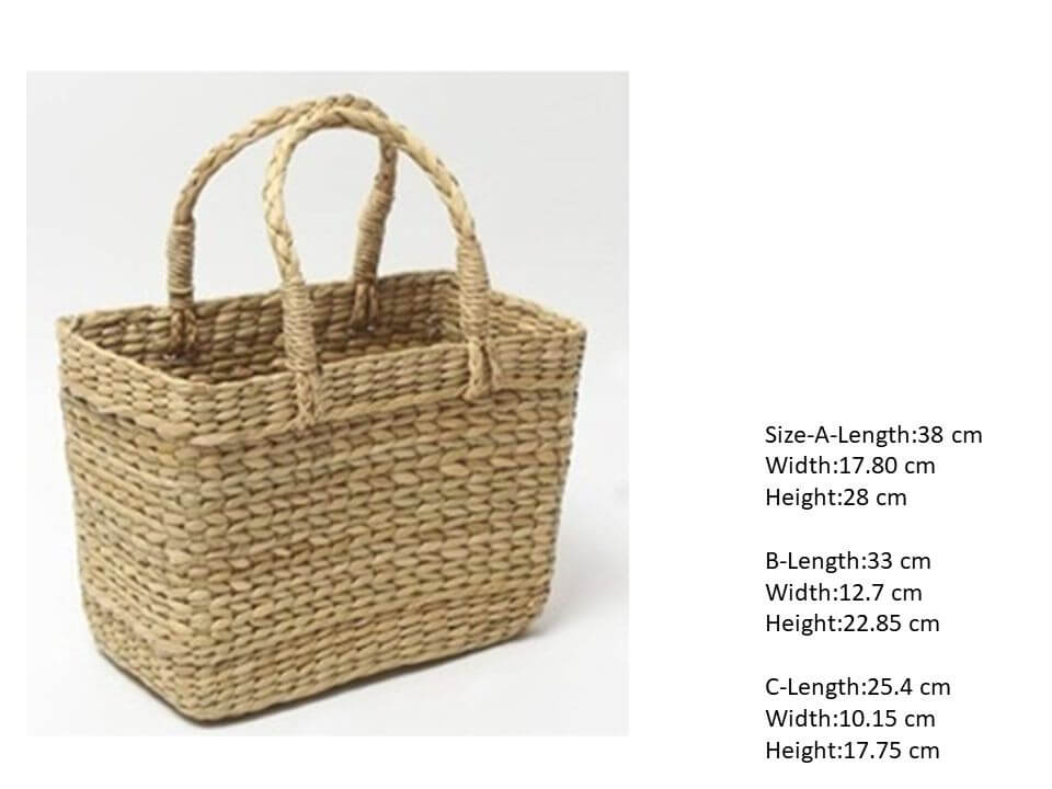Market Tote — Solid Weave
