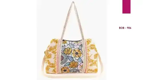 Baroque Monochrome Tote