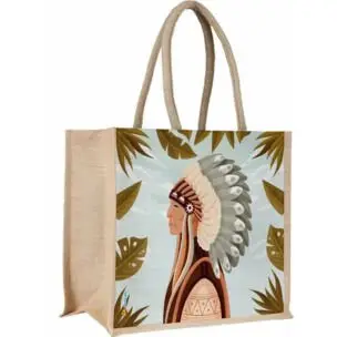 Indian Block Print Tote Set