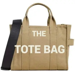 Two-Tone Logo Canvas Tote