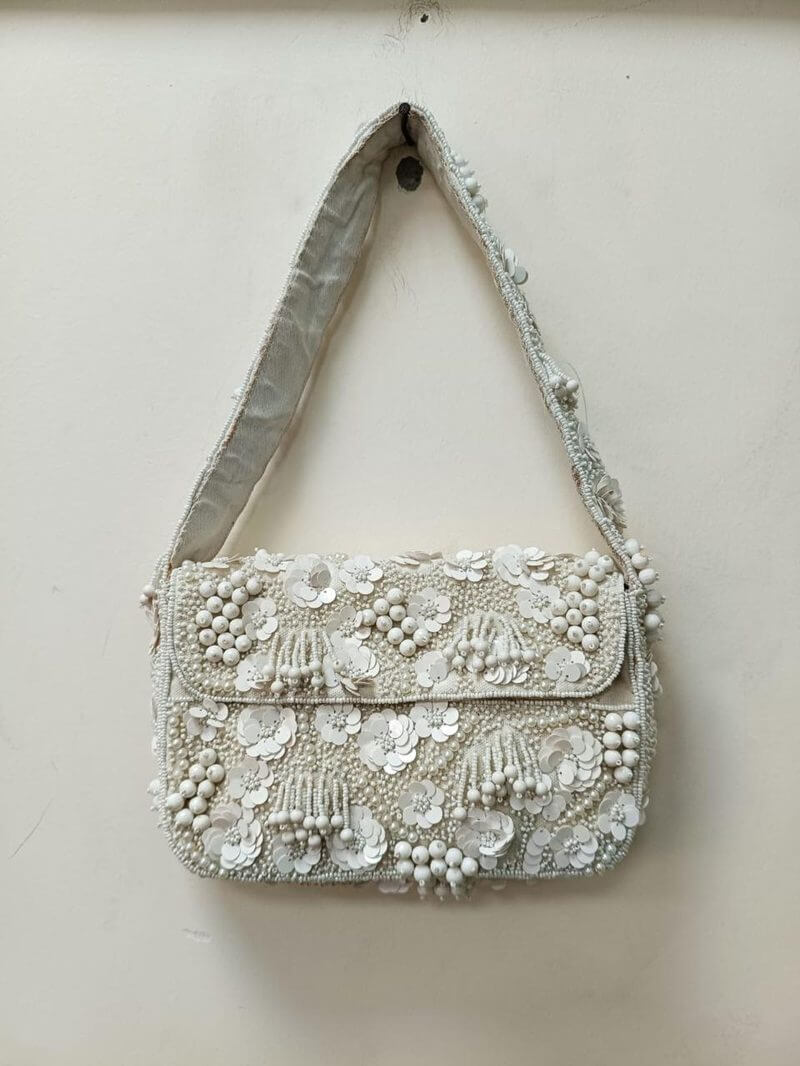 Pearl Blossom Shoulder Bag