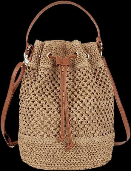 Drawstring Bucket Bag